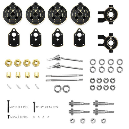Image of Brass Front / Rear Portals, for Traxxas TRX-4M