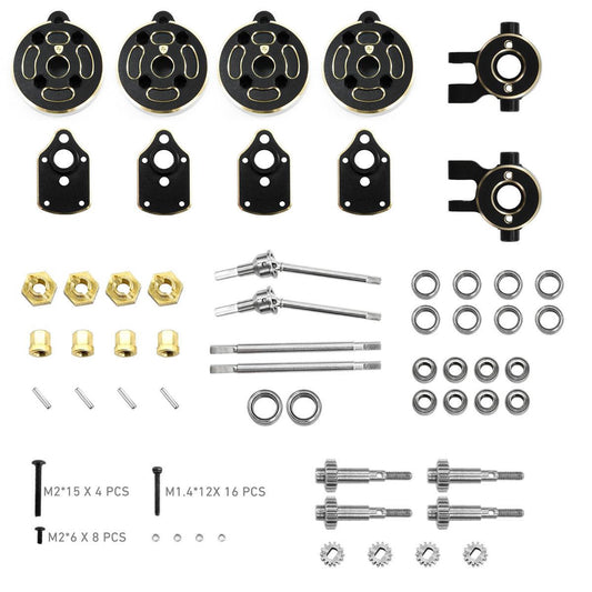 Image of Brass Front / Rear Portals, for Traxxas TRX-4M