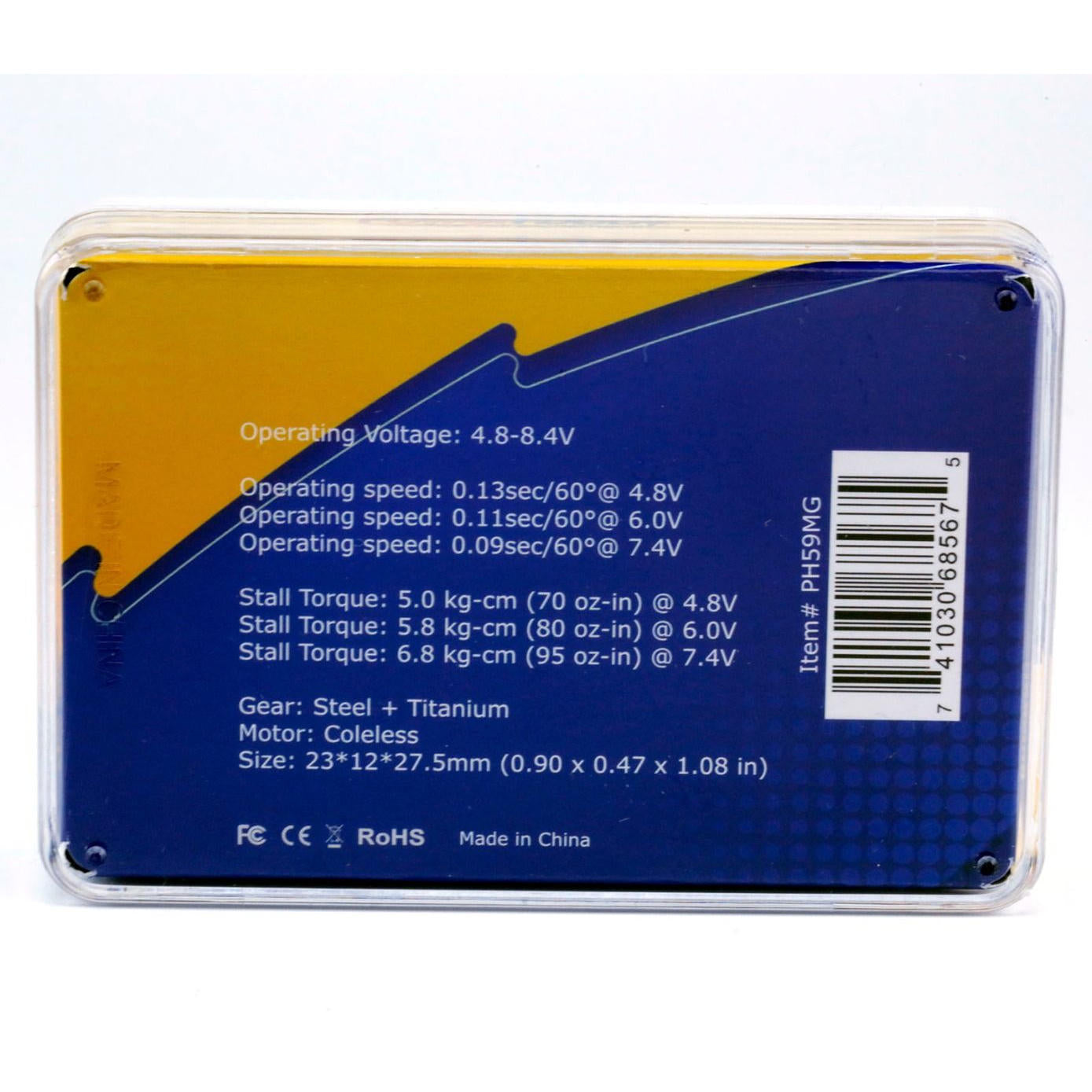 Image of B59MG Micro Digital Steering Servo PHB59MG Fits SCX24
