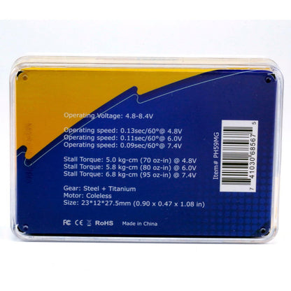 Image of B59MG Micro Digital Steering Servo PHB59MG Fits SCX24