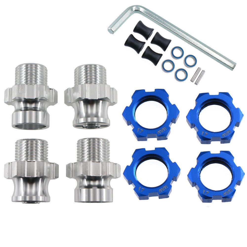 Image of 17mm Hex Wheel Adapters w/8mm Extension, for Traxxas Jato
