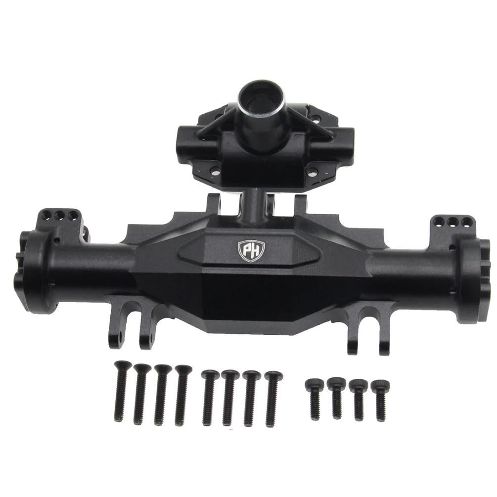Image of Aluminum Front or Rear Axle Housing Set, Black, for Losi