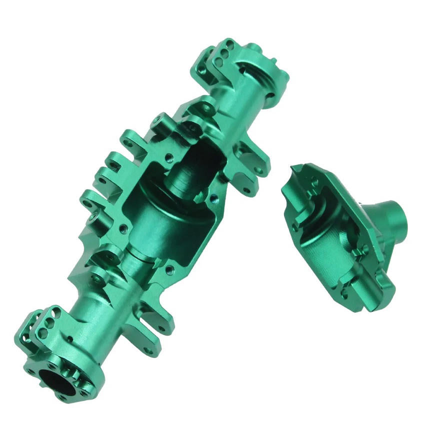 Image of Aluminum Front or Rear Axle Housing Set, Green, for Losi