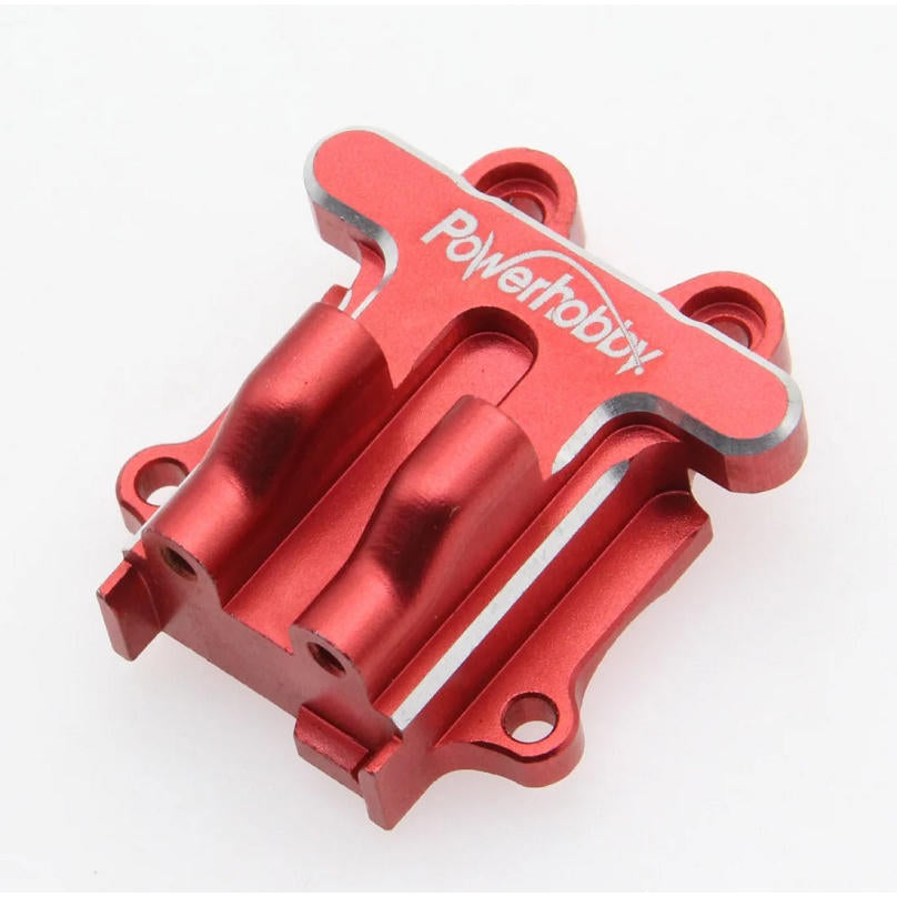 Image of Aluminum Rear Gear Box, Red, for Arrma Grom