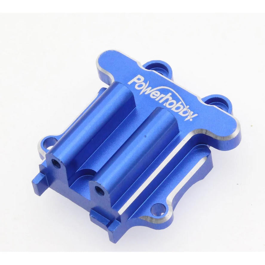 Image of Aluminum Front Gear Box, Blue, for Arrma Grom