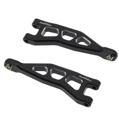 Image of Aluminum Rear Upper Arms, Black, for Arrma Grom