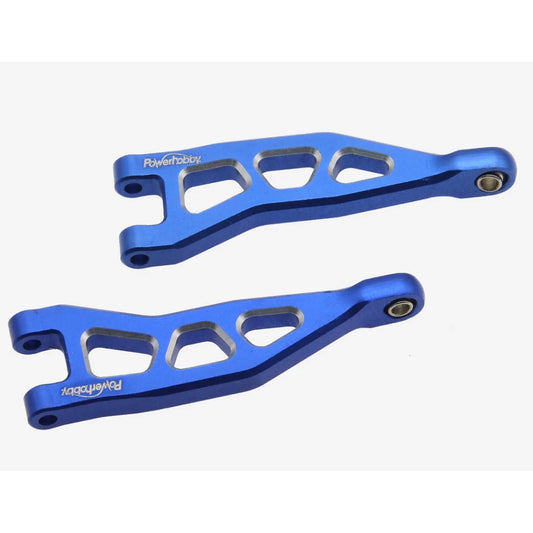 Image of Aluminum Rear Upper Arms, Blue for Arrma Grom