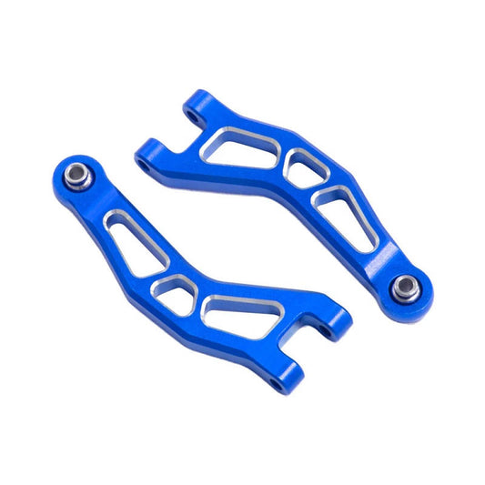 Image of Aluminum Front Upper Arms, Blue, for Arrma Grom