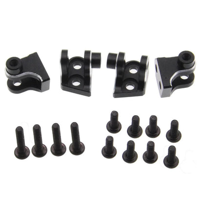 Image of Aluminum Lower 4-Link Mount Set, Black, for Losi Mini LMT