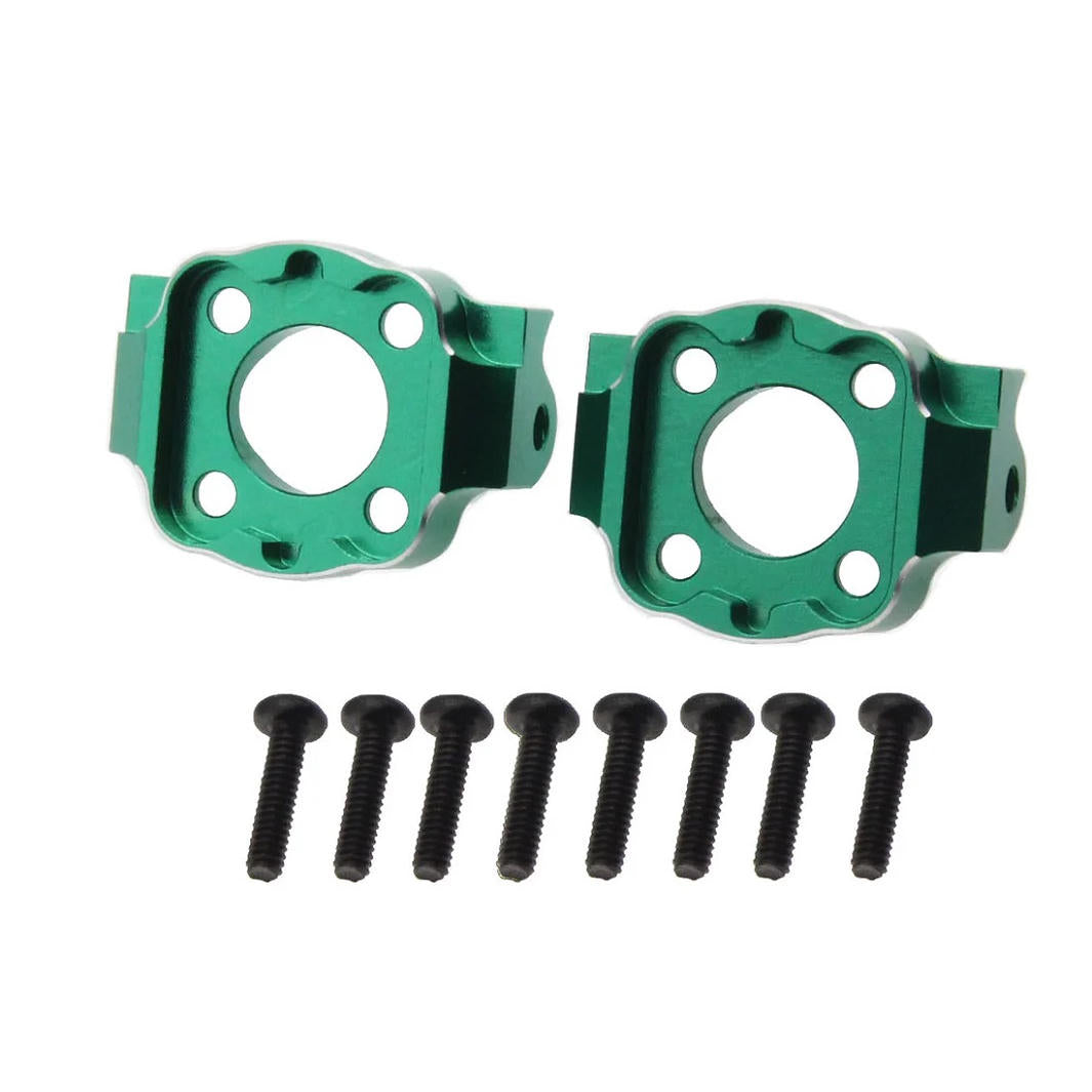 Image of Aluminum Spindle Carrier Set, 5deg, Green, for Losi Mini LMT