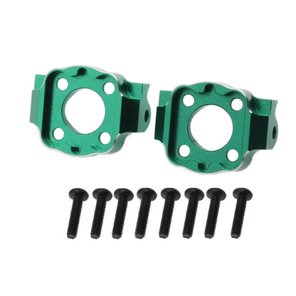 Image of Aluminum Spindle Carrier Set, 5deg, Green, for Losi Mini LMT
