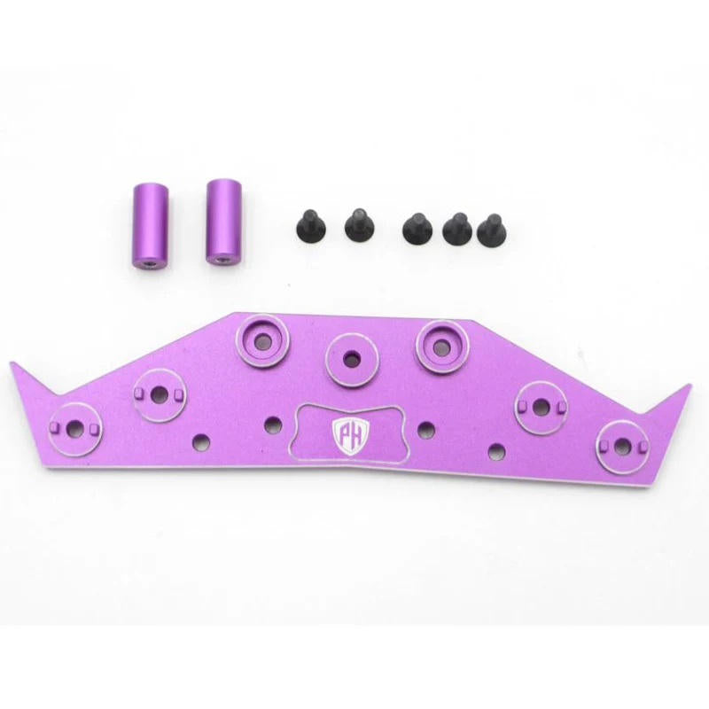 Image of Aluminum Front Bumper, Purple, for MST RMX 2.5