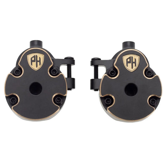 Image of Brass Front Axle Portal Knuckle + Gear Cover, Redcat