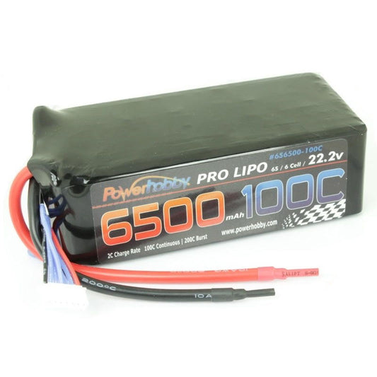 Image of 6500mAh 22.2V 6S 100C  LiPo Battery (no connector)