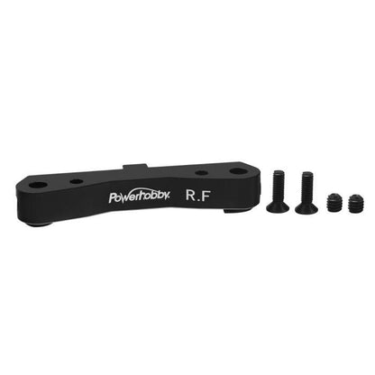 Image of Aluminum Rear Lower Front Suspension Arm Mount, Black,