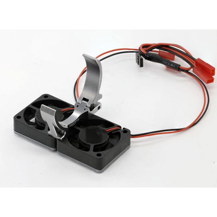 Image of 1/8 Aluminum Heatsink 40mm Dual High Speed Cooling Fans