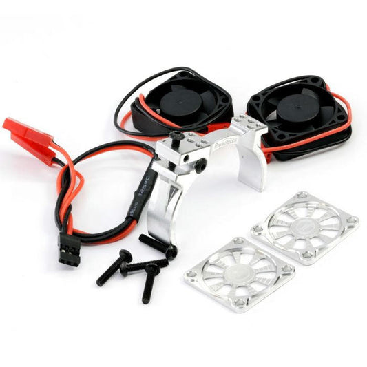 Image of 1/8 Aluminum Heatsink 30mm Twin Turbo High Speed Cooling