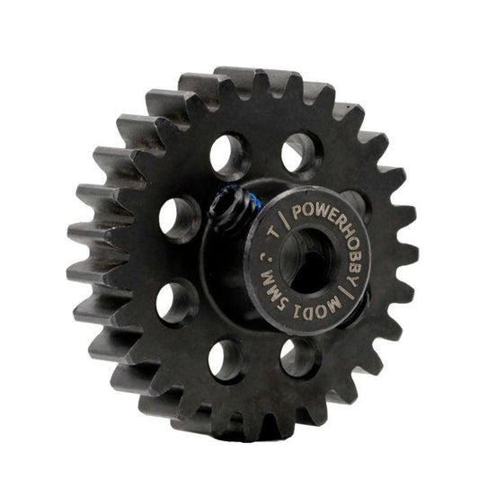 Image of Hardened Steel 23T Mod1 5mm Pinion Gear with 2 Grub Screws