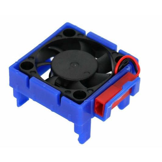 Image of Blue Clip-On Cooling Fan for Traxxas VXL-3S Electronic Speed Controllers PH3000