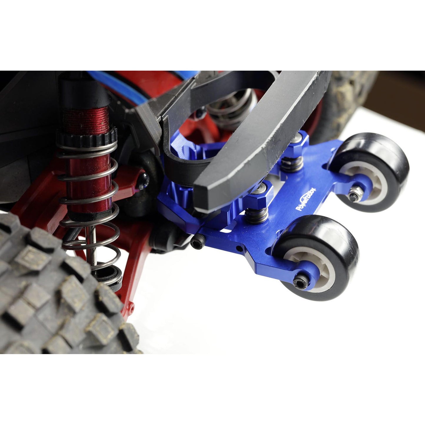 Image of Traxxas Maxx Aluminum Wheelie Bar Blue