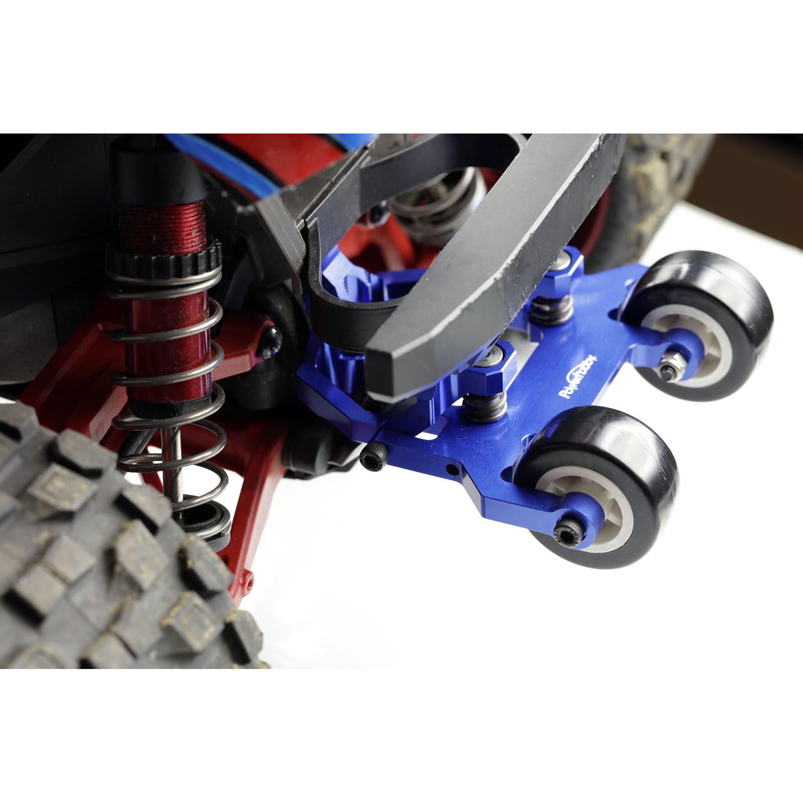 Image of Traxxas Maxx Aluminum Wheelie Bar Blue