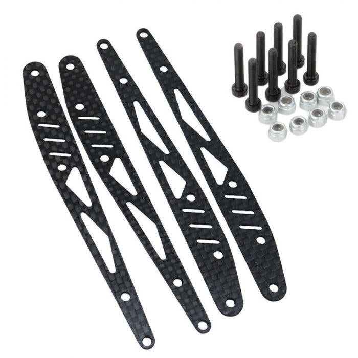 Image of Axial RBX10 RYFT Carbon Fiber Rear Arm Linkage Guard Link
