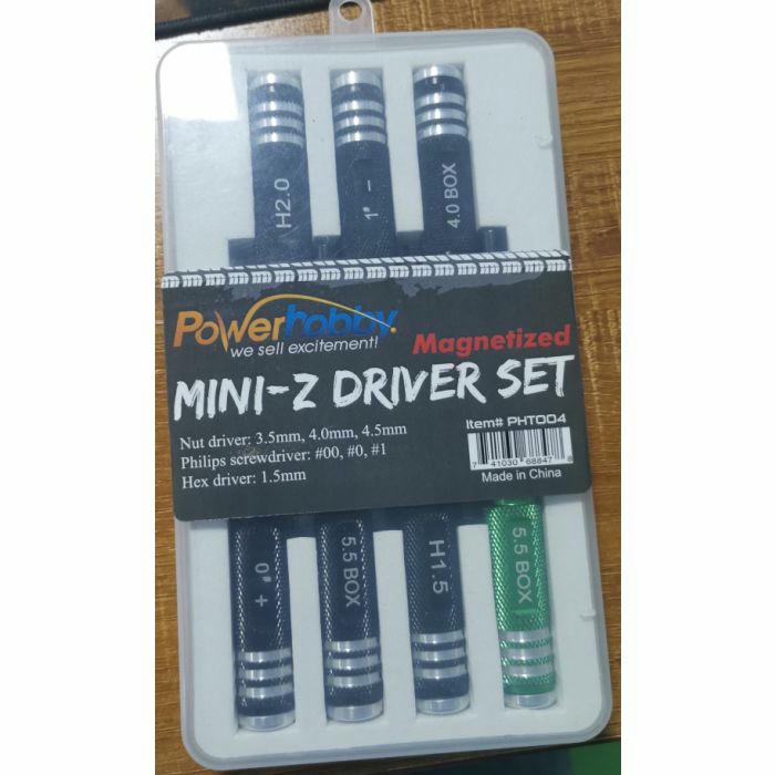 Image of Power Hobby Magnetized Driver Tool set For Kyosho Mini-Z PHBPHT004