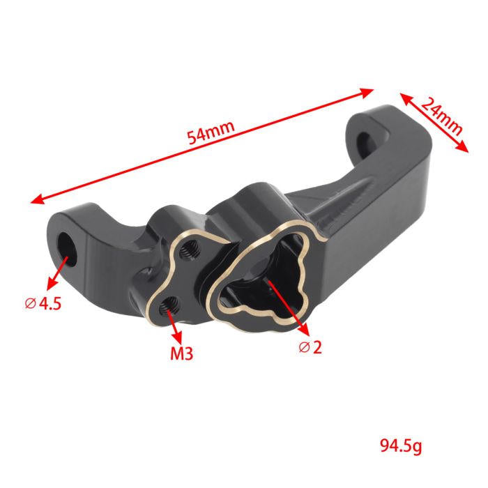 Image of Brass C-Hubs Castor Blocks, for Redcat Gen8 V1 / V2