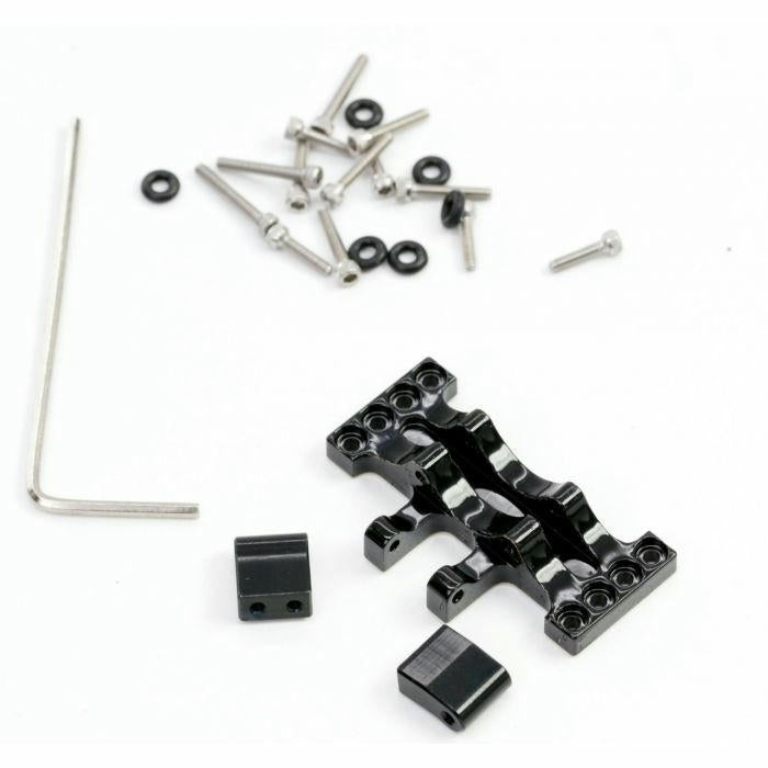 Image of Axial SCX24 Black Alloy Servo Mount for Reefs Emaxx 59MG & Others PHBSCX24127