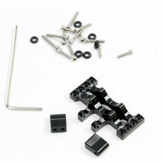 Image of Axial SCX24 Black Alloy Servo Mount for Reefs Emaxx 59MG & Others PHBSCX24127