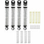 Image of 1/24th Micro Rock Crawler Black 54mm Long Travel Threaded-Body Alloy Shocks 4pc