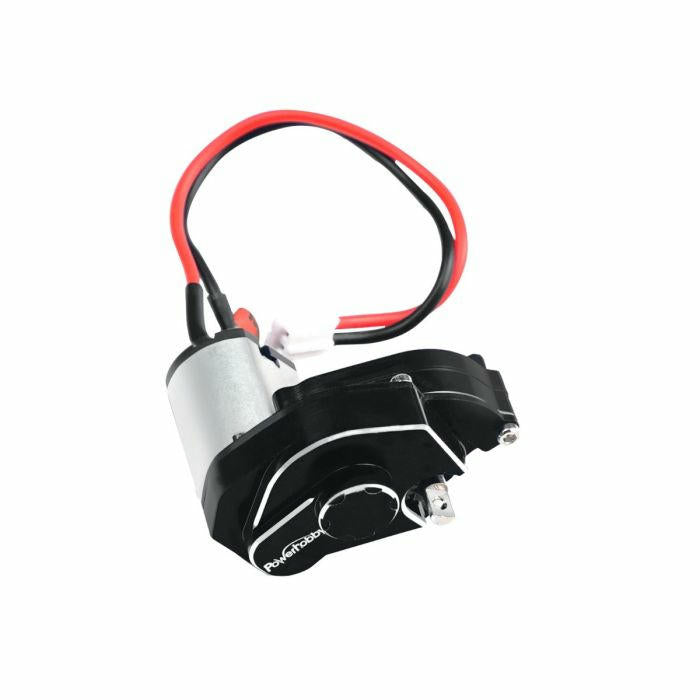 Image of Axial SCX24 Black Alloy 030 55T Motor/Black Full Metal Assembled Gearbox 