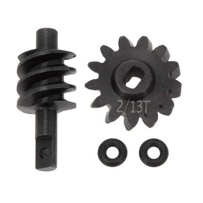Image of Steel Overdrive Gears Diff Worm Set 2T/13T, Overdrive 23%