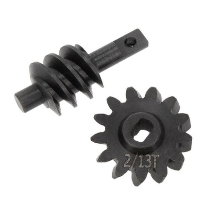 Image of Steel Overdrive Gears Diff Worm Set 2T/13T, Overdrive 23%