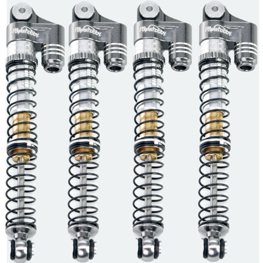 Image of 1/24 Aluminum 58mm Long Travel Shocks, Gray, for Axial SCX24