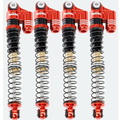 Image of 1/24 Aluminum 58mm Long Travel Shocks, Red, for Axial SCX24