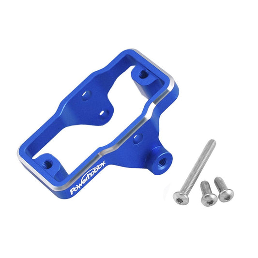 Image of Aluminum Servo Mount fits: 1/18 Traxxas TRX-4M Blue