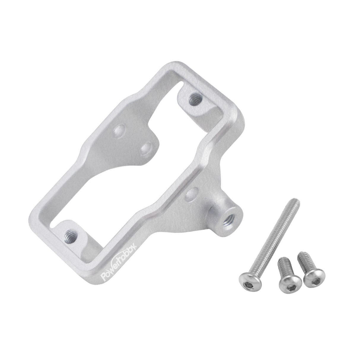 Image of Aluminum Servo Mount FITS: 1/18 Traxxas TRX-4M Silver