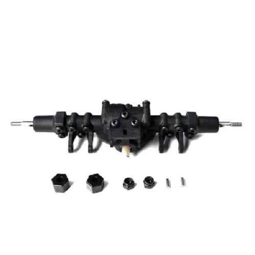 Image of Rear Axle, Assembled, Fits Tetra 1/18 4X4