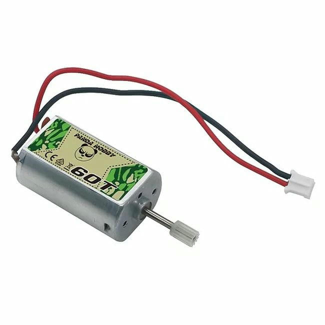 Image of Panda Hobby 180 Brushed Motor 60T w/12 Tooth Pinion Gear fits Tetra24 X1, X1T