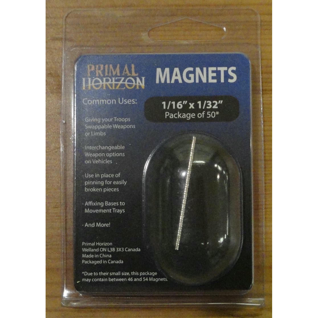 Image of Primal Horizons 1/16 x 1/32 Magnets Pack for Miniatures (50 magnets) PHZ001