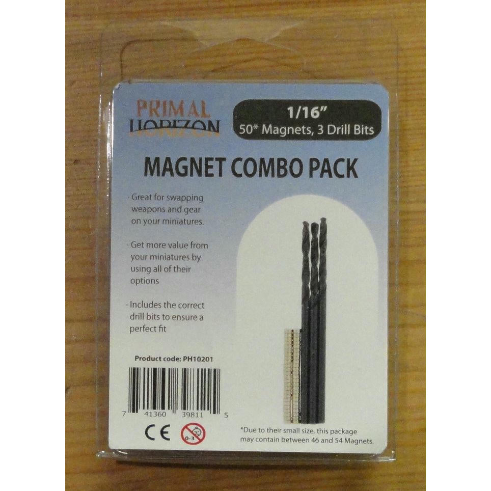 Image of Primal Horizons 1/16 x 1/32 Magnets Pack for Miniatures (50 magnets) w/Bits