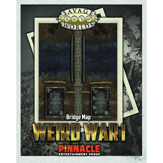 Image of Savage Worlds RPG Bridge / Trenches Battle Map w/1 Squares Role Playing Games