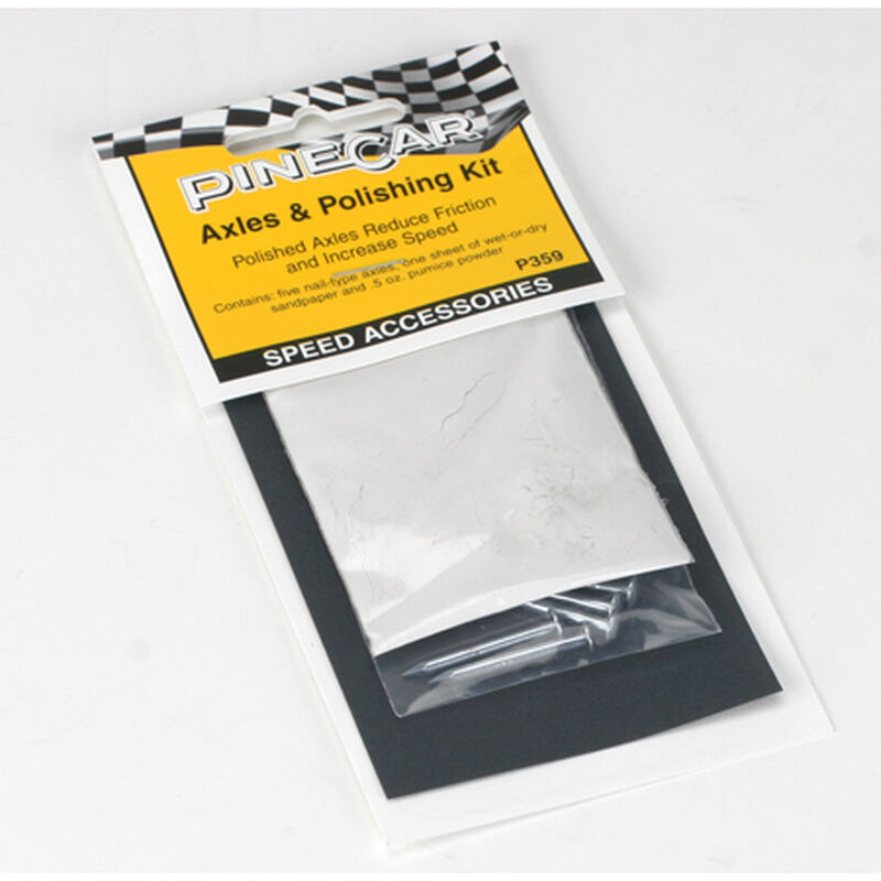 PineCar Pinewood Race Car Axle Polishing Kit P359