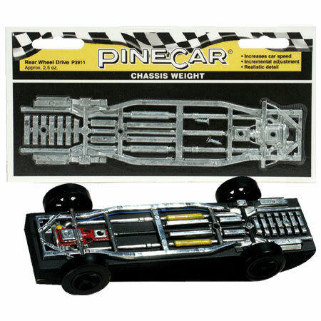 Image of Pinecar 2oz Chassis Weight Set Set for Derby Cars PIN3911