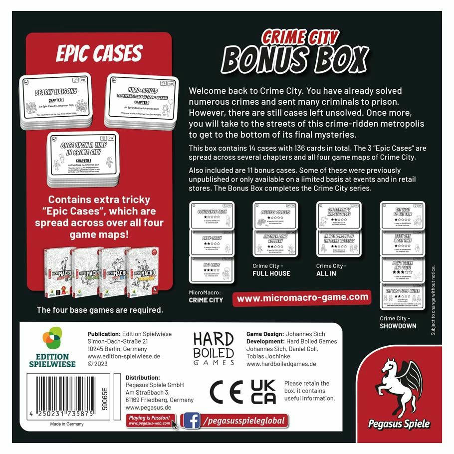 Image of Micro Macro Crime City: Bonus Box Expansion PNA59062E