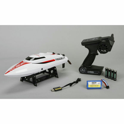 Pro Boat React RC Boat 17" Self-Righting Brushed Deep-V RTR Includes