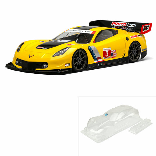 Image of PROTOform 1/8 GT On-Road Chevrolet Corvette C7-R Unpainted Body PRM154640 LWB