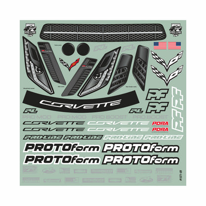 Image of PROTOform Chevrolet Corvette C7 Pro Mod SCT Drag Car Body (Unpainted) PRM157140
