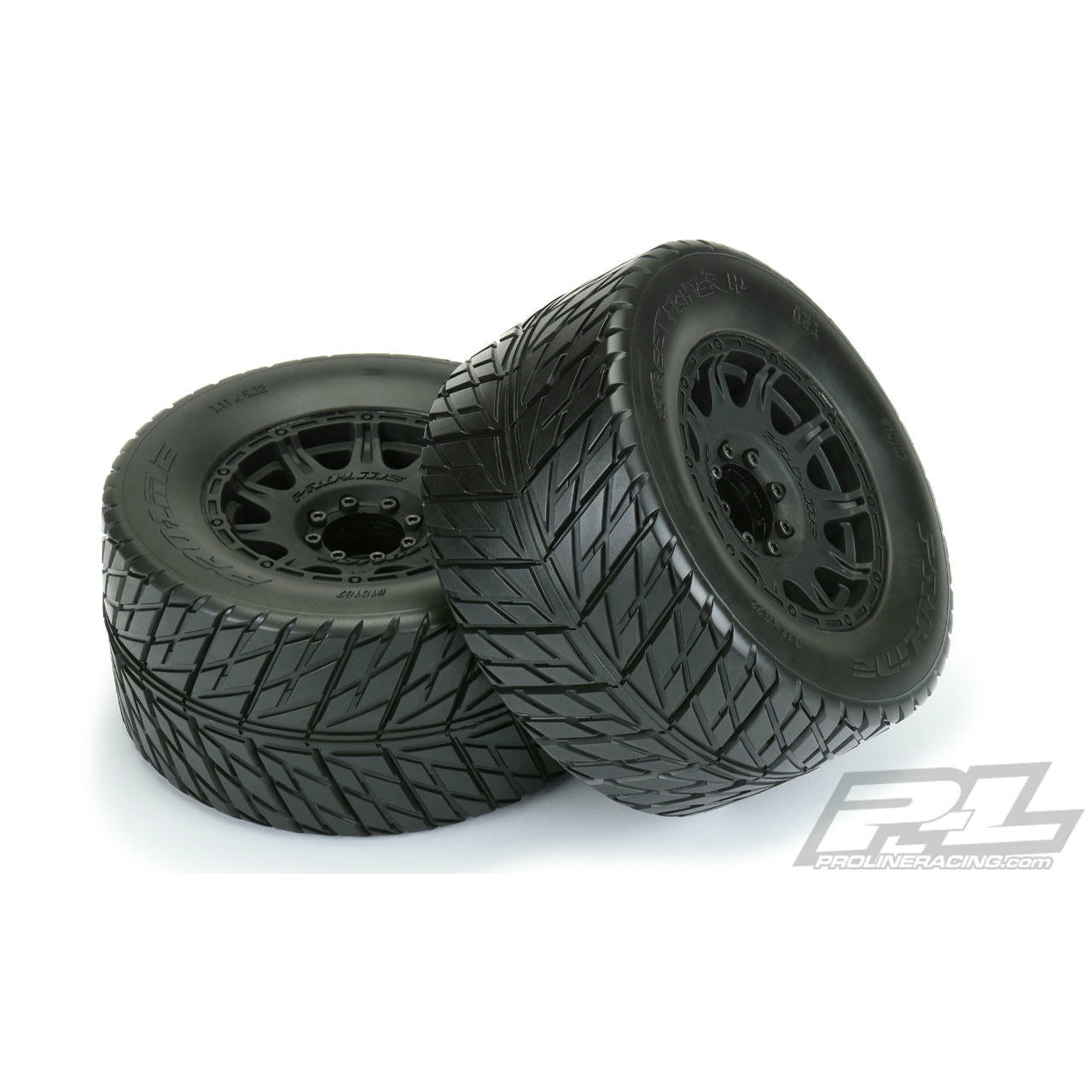 Image of Pro-Line Street Fight 3.8 Belted On-Road Monster Truck Tire w/Wheels (2pcs)